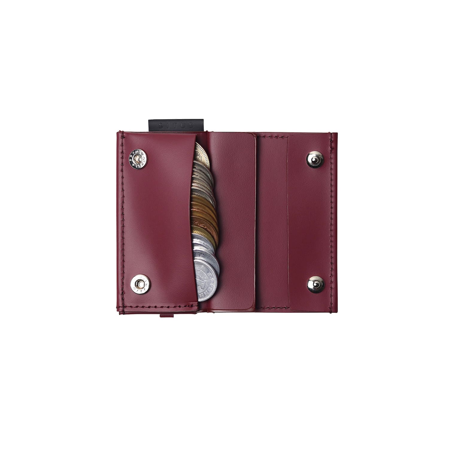 chiiiibag マイクロウォレット　RED SITUS Micro Wallet Recycled Leather | Wine Red – SITUS.TOKYO