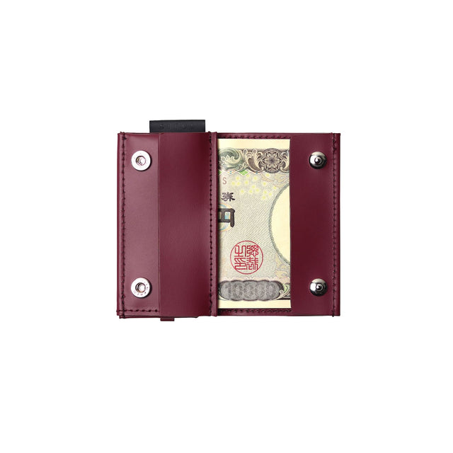 SITUS Micro Wallet Recycled Leather | Wine Red