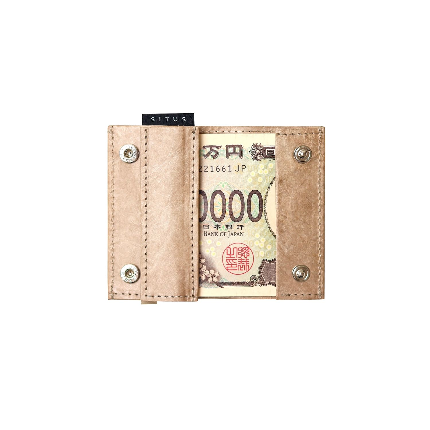 SITUS Micro Wallet Tyvek® | Beige – SITUS.TOKYO