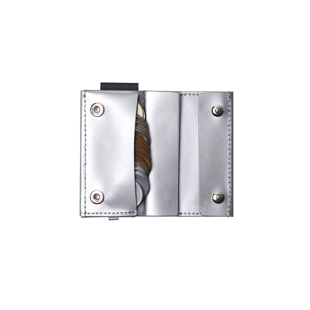 SITUS Micro Wallet Recycled Leather | Silver