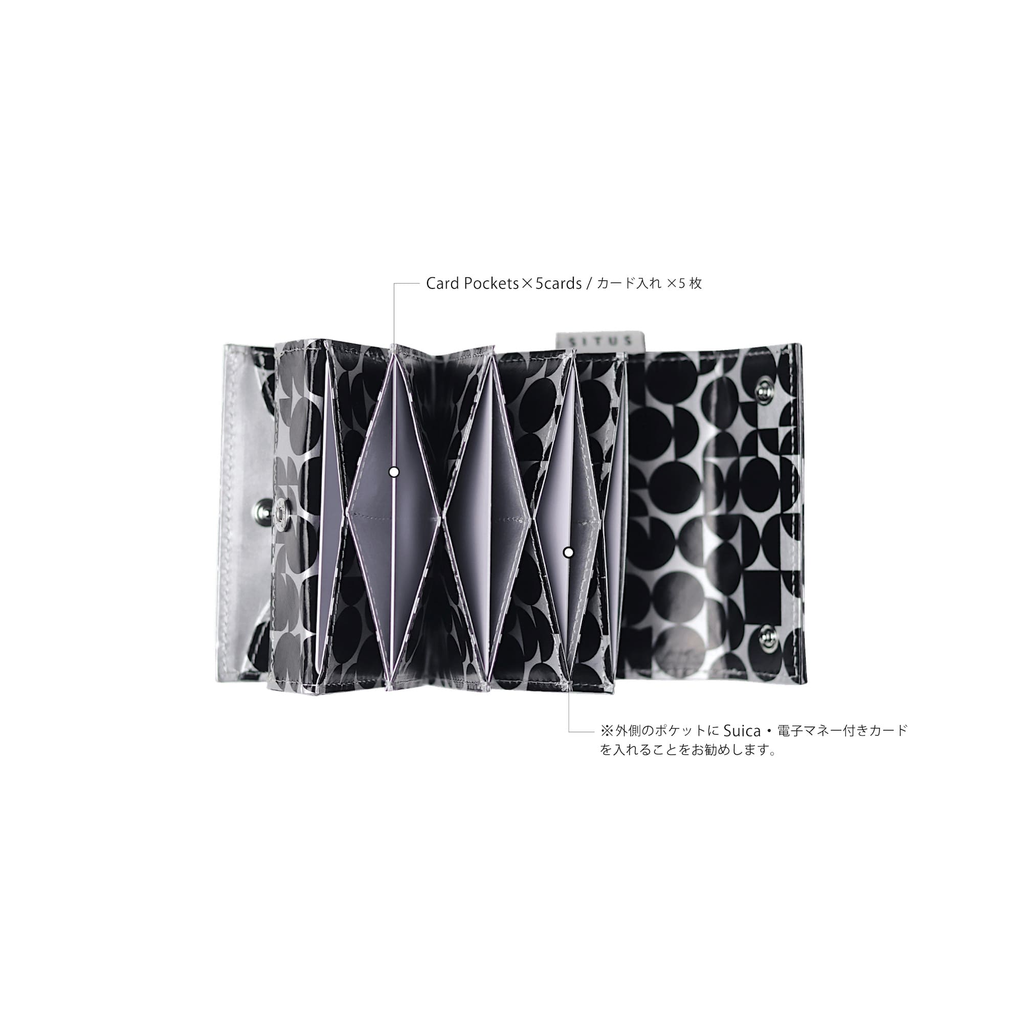 SITUS Minimalist Wallet Tyvek® | Monochrome Arc – SITUS.TOKYO