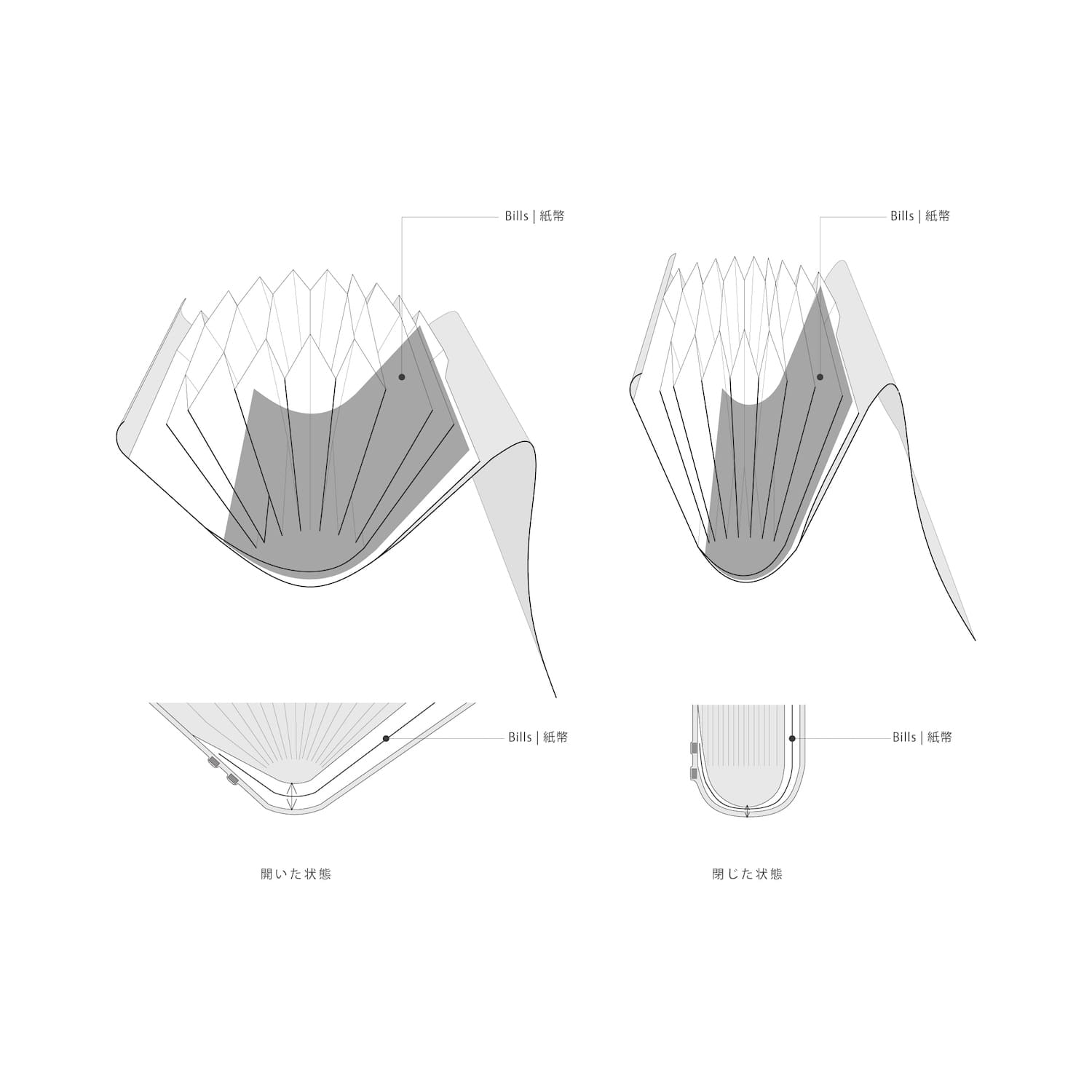 SHORT SLIM WALLET TYVEK® | まるで 