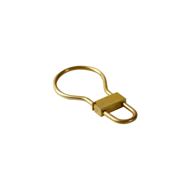 SITUS Brass Screw Lock Keychain | Light Bulb Shape