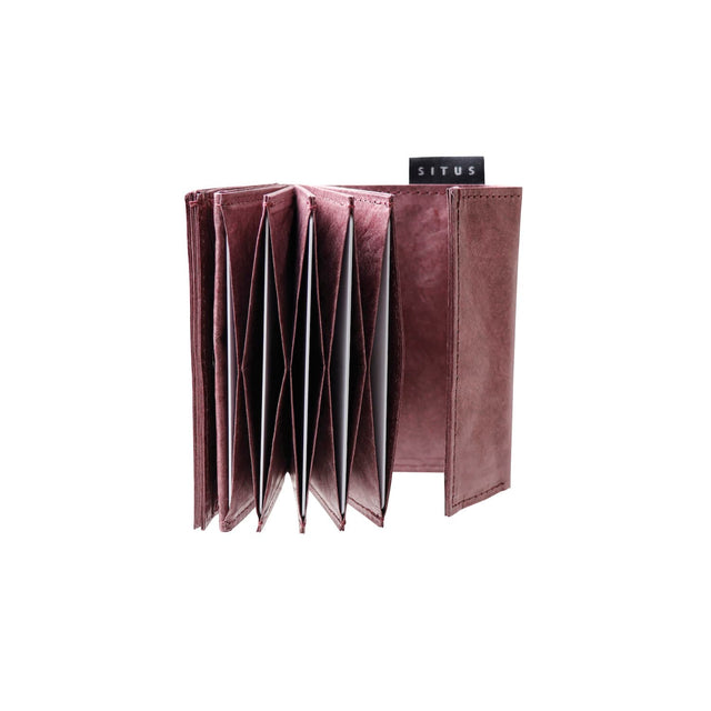 SITUS Minimalist Wallet Tyvek® | Dark Red