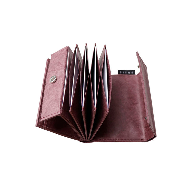 SITUS Minimalist Wallet Tyvek® | Dark Red