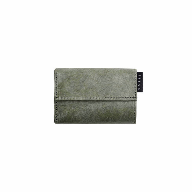 左利き用 SITUS Minimalist Wallet Tyvek® | Ivy Green