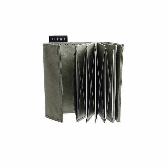左利き用 SITUS Minimalist Wallet Tyvek® | Ivy Green
