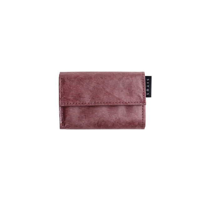 左利き用 SITUS Minimalist Wallet Tyvek® | Dark Red
